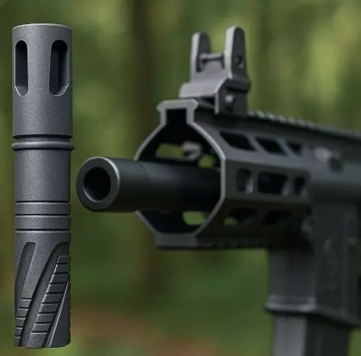 Flash Hider CCW TCR 10 ALPHA 3D print model_0