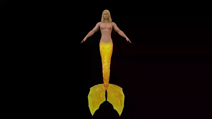 Realistic merman 