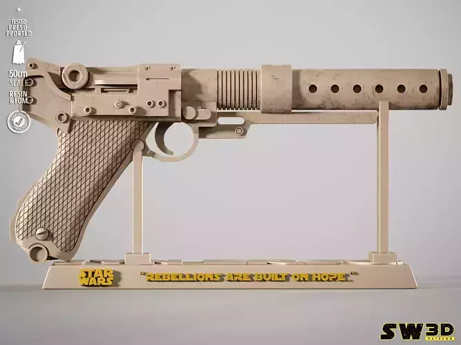 STAR WARS Jyn Erso Blaster 3D print model