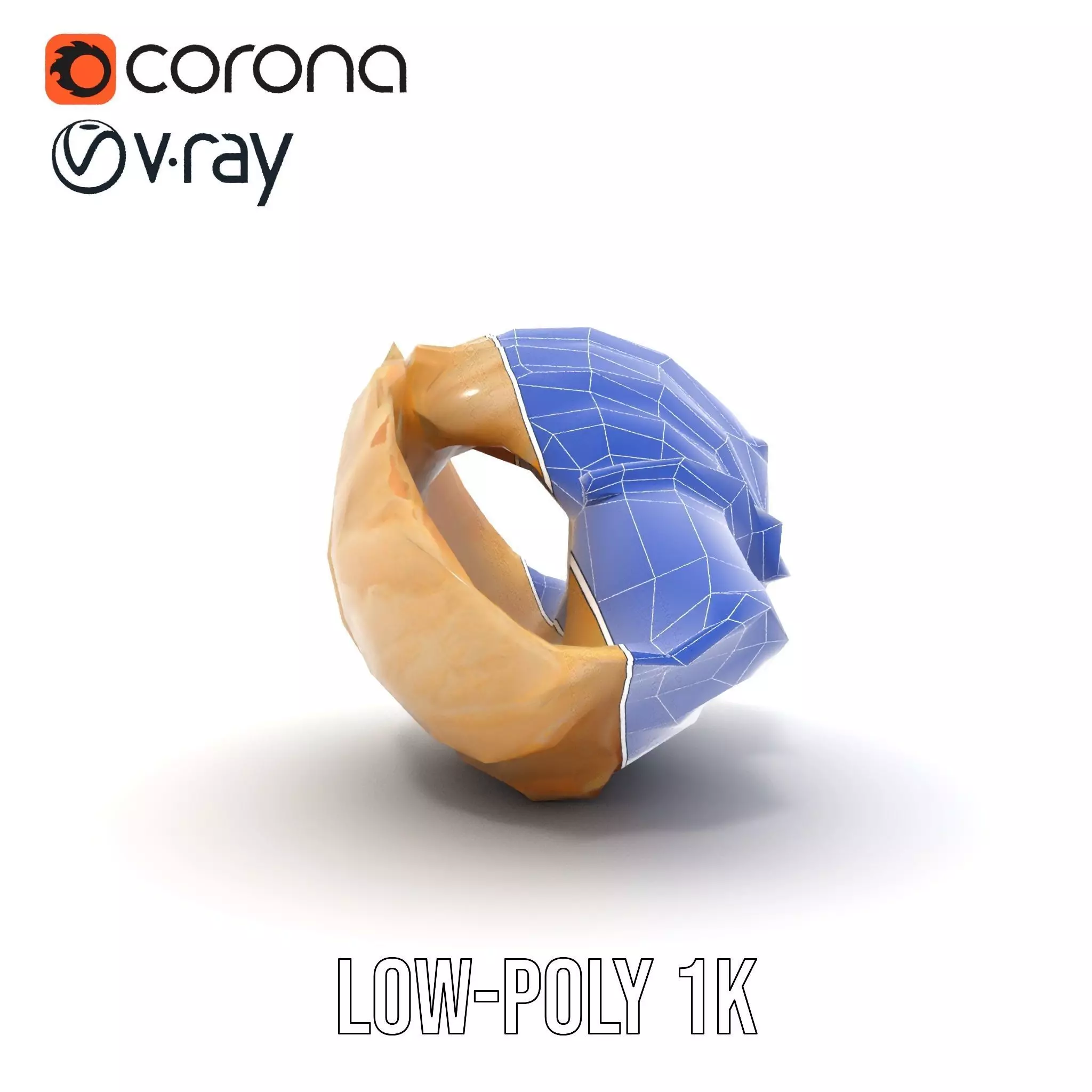 Elegant Seashell Texture model pack Low-poly 3D model_16