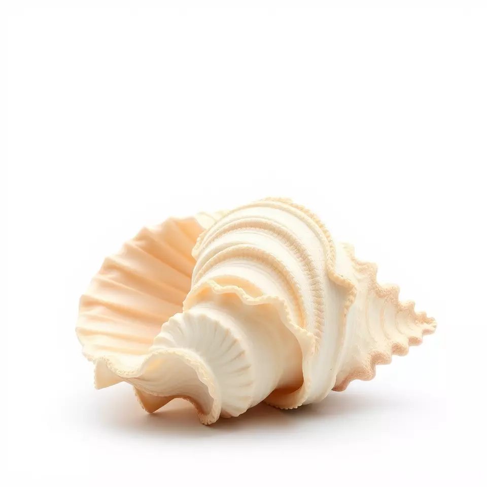 Elegant Seashell Texture model pack Low-poly 3D model_2