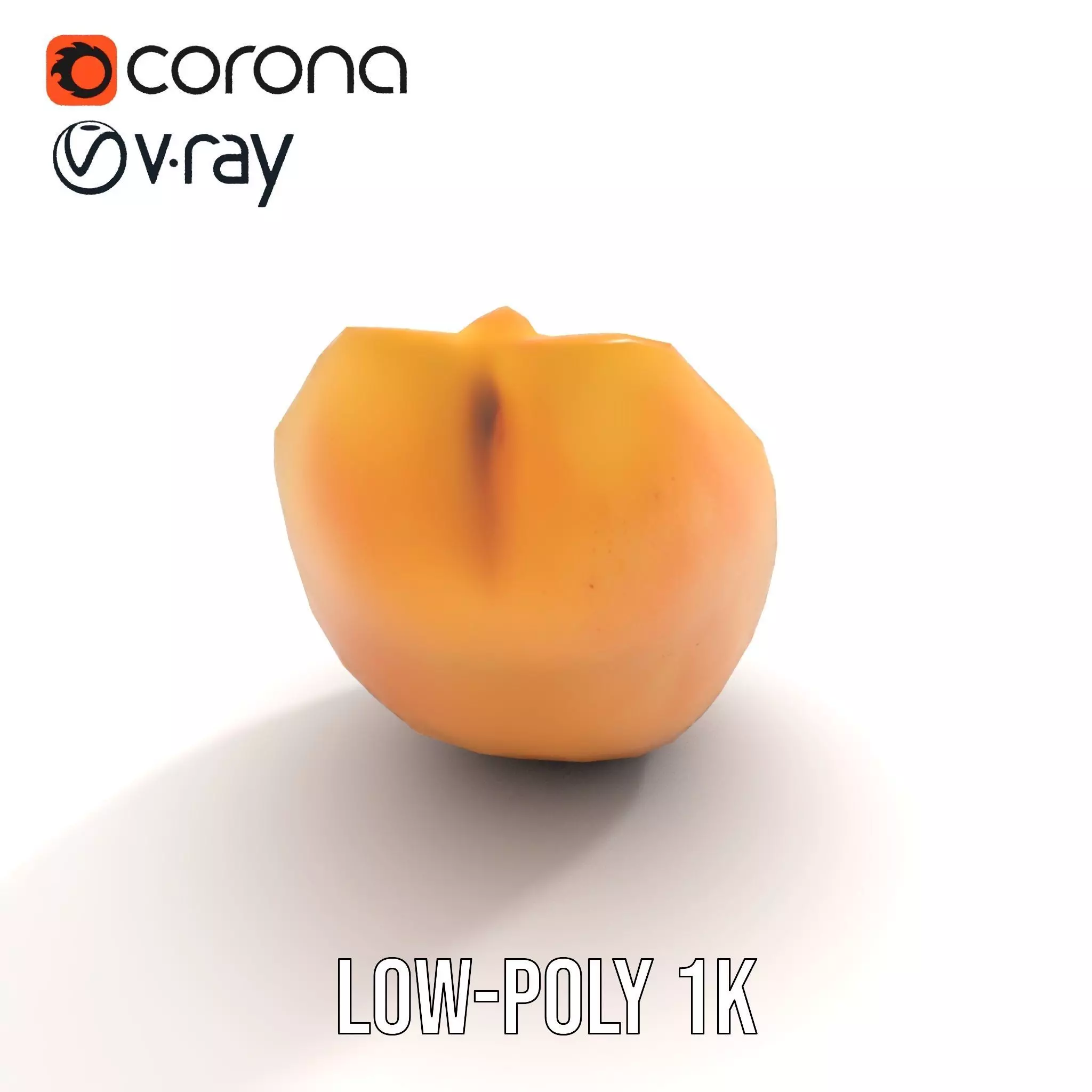 Vibrant Papaya Slice model pack Low-poly 3D model_19