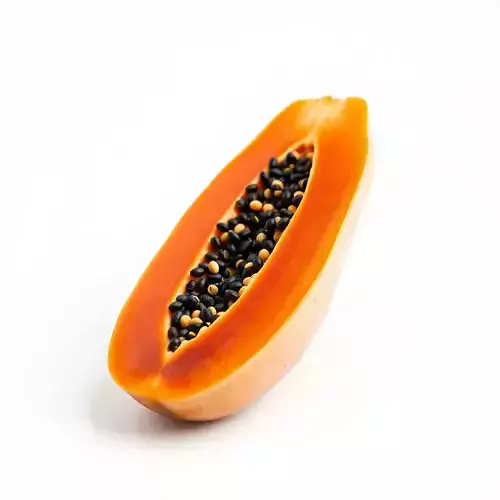Vibrant Papaya Slice model pack Low-poly 3D model 2