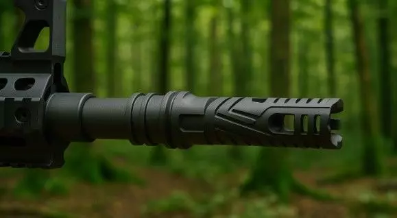 Flash Hider CCW TCR Bravo 10 cm 3D print model_0