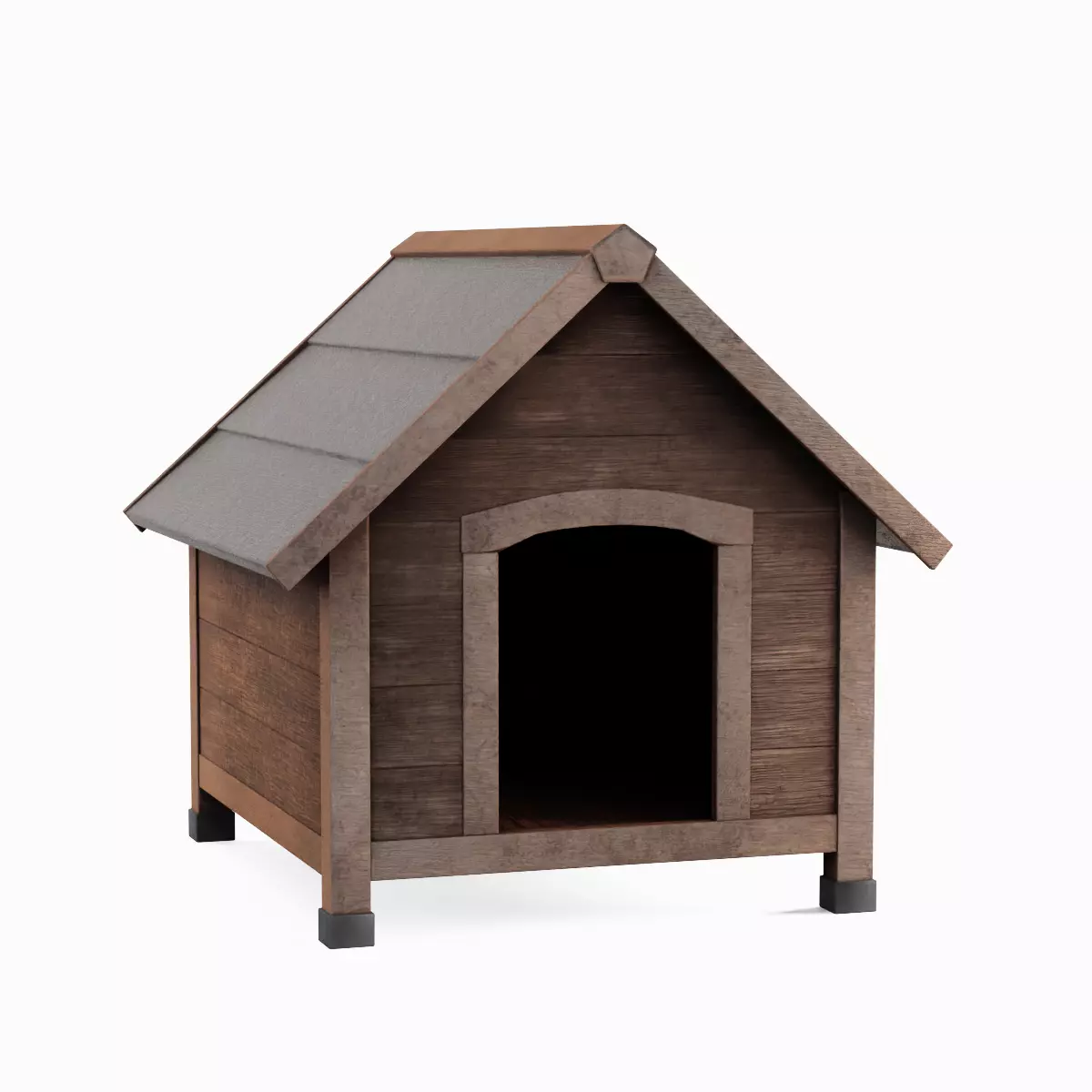 Doghouse 04 Low-poly 3D model_2