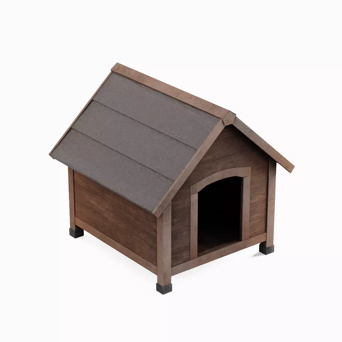 Doghouse 04 Low-poly 3D model_5