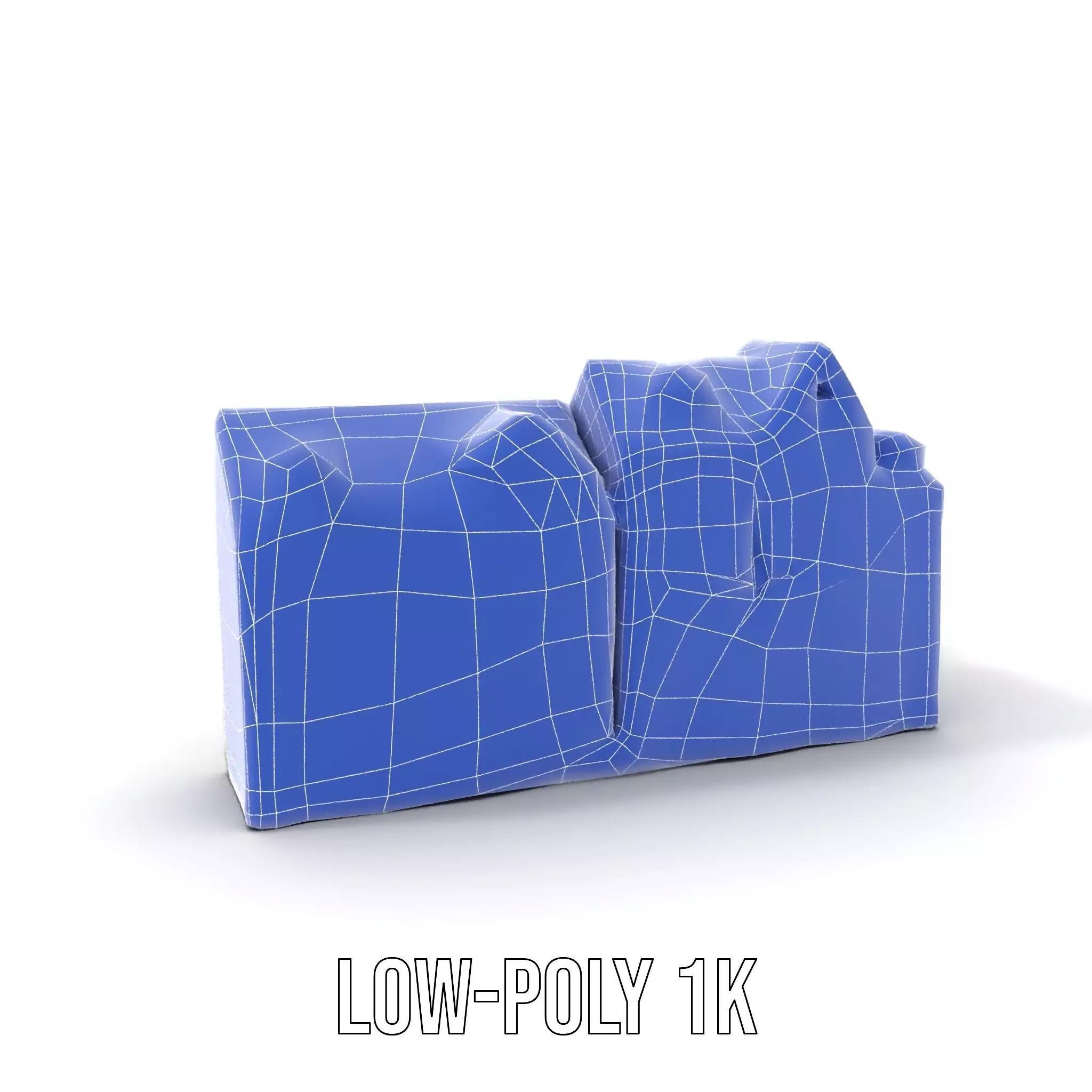 European Townhouse Facade model pack Low-poly 3D model_14