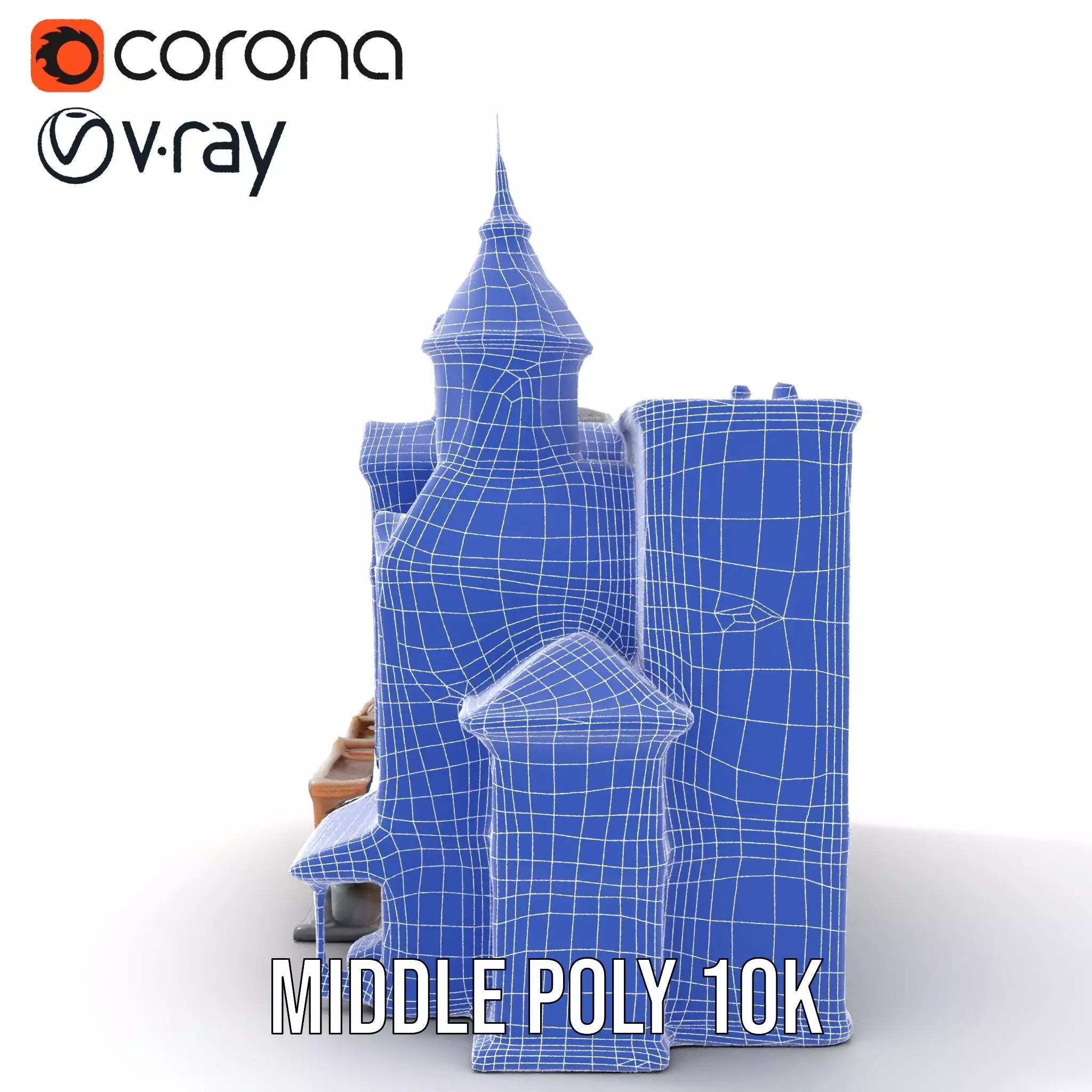 Victorian Architecture model pack Low-poly 3D model_29