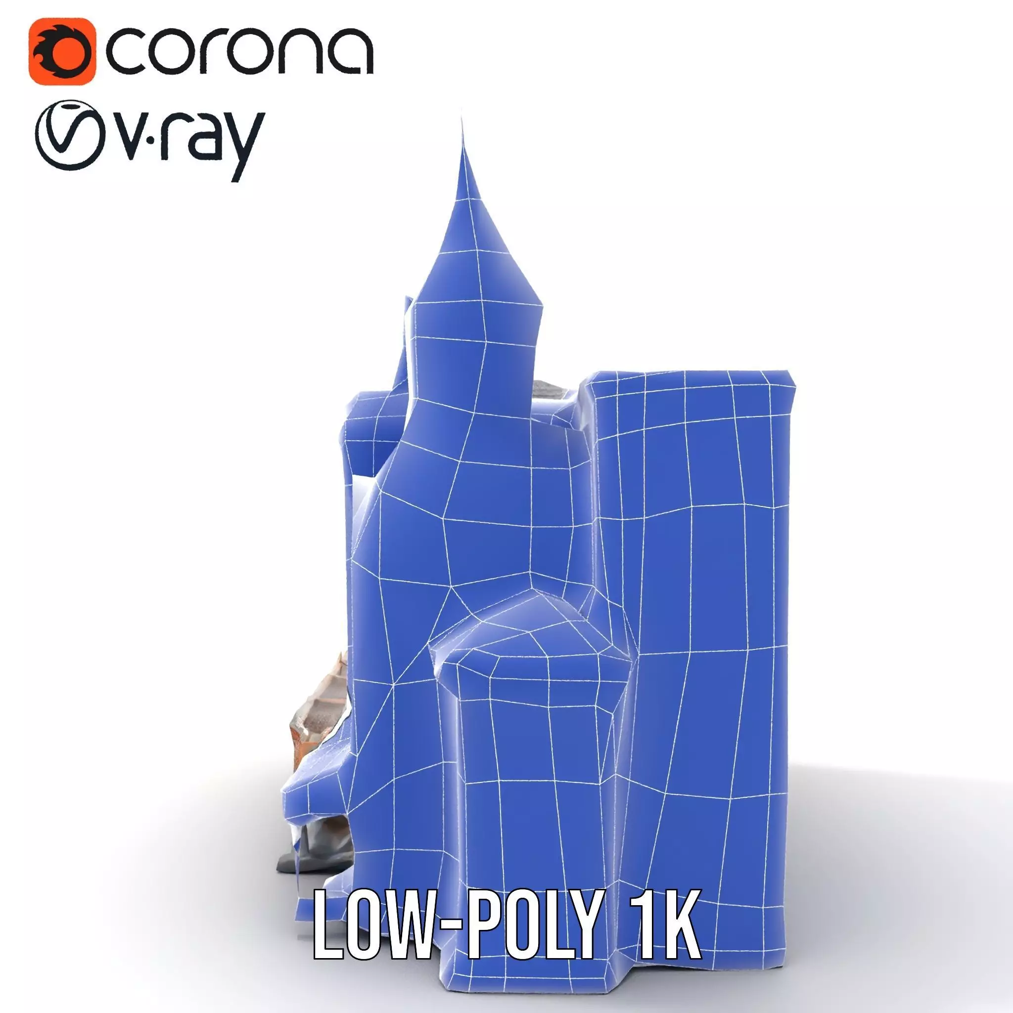 Victorian Architecture model pack Low-poly 3D model_17