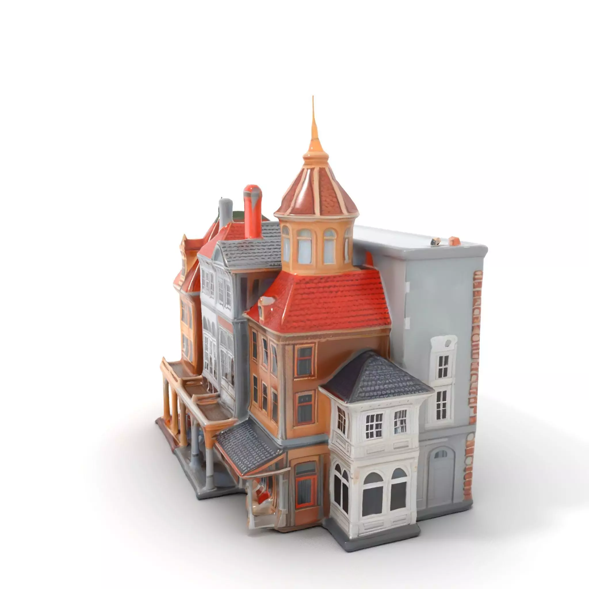 Victorian Architecture model pack Low-poly 3D model_16