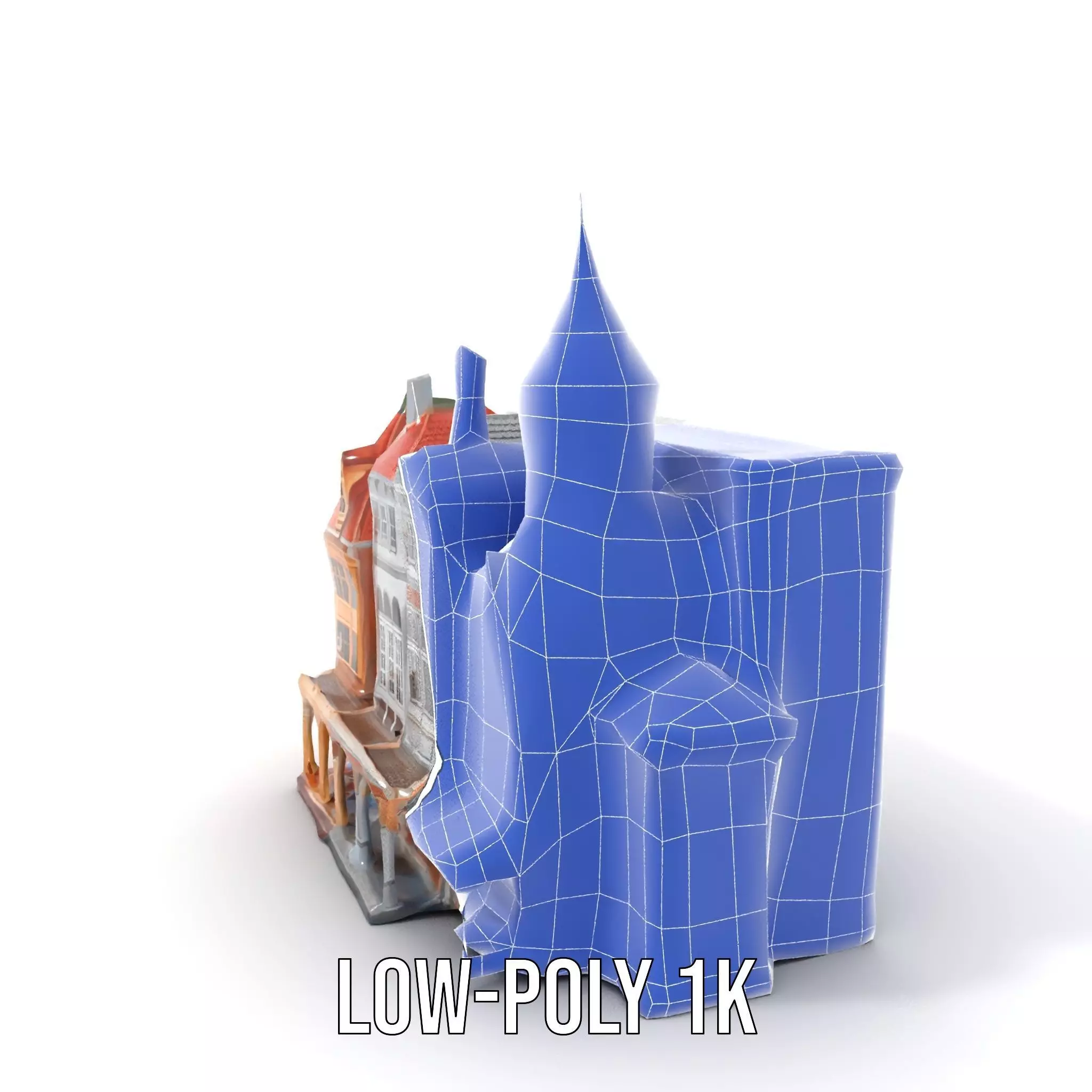 Victorian Architecture model pack Low-poly 3D model_19