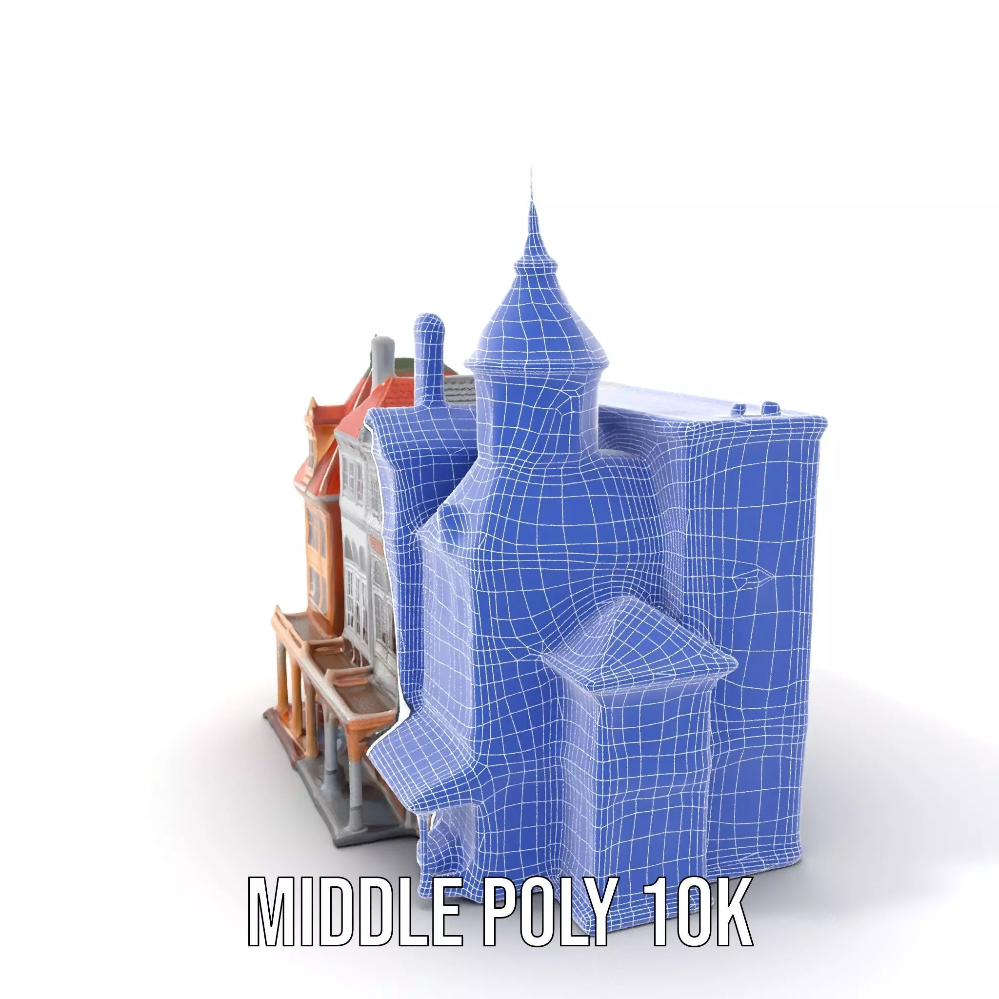 Victorian Architecture model pack Low-poly 3D model_18