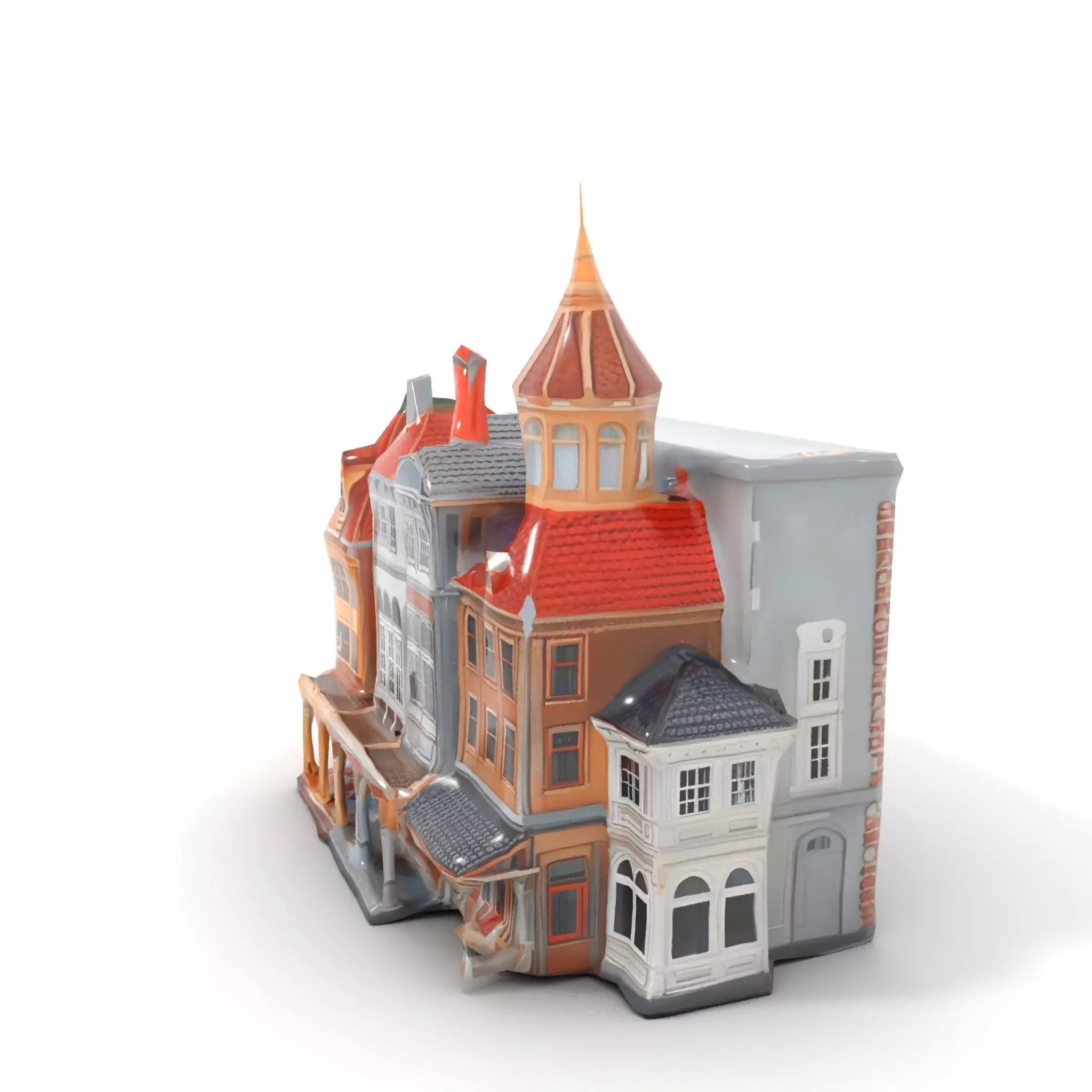 Victorian Architecture model pack Low-poly 3D model_9