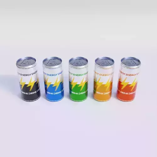 Energy Drink Soda Can