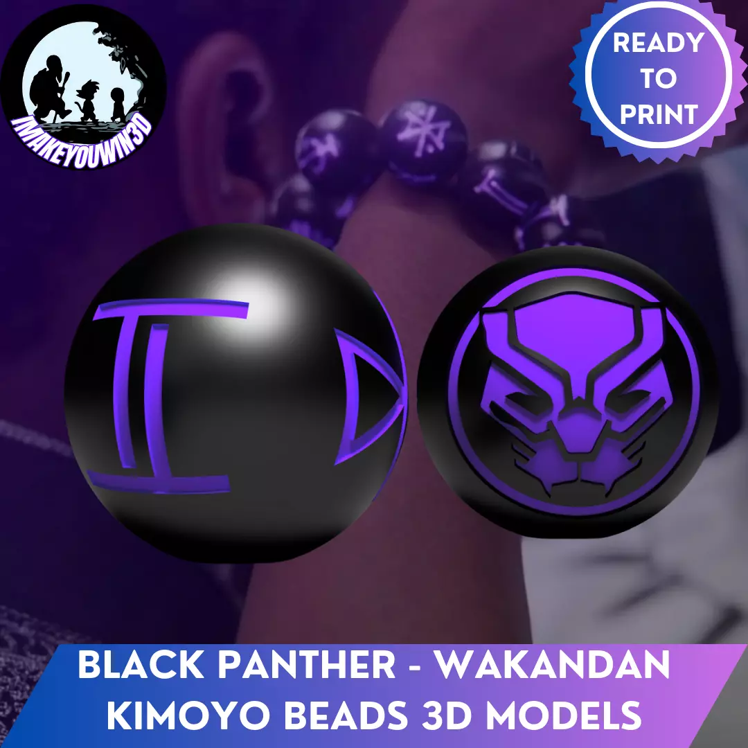 Wakandan Kimoyo Beads 3D print model_2
