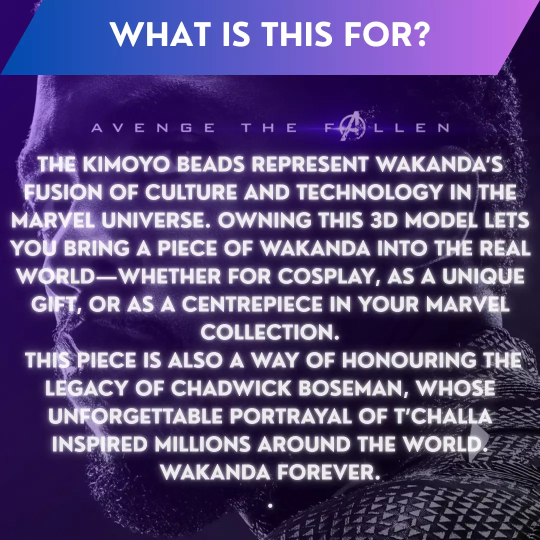 Wakandan Kimoyo Beads 3D print model_3