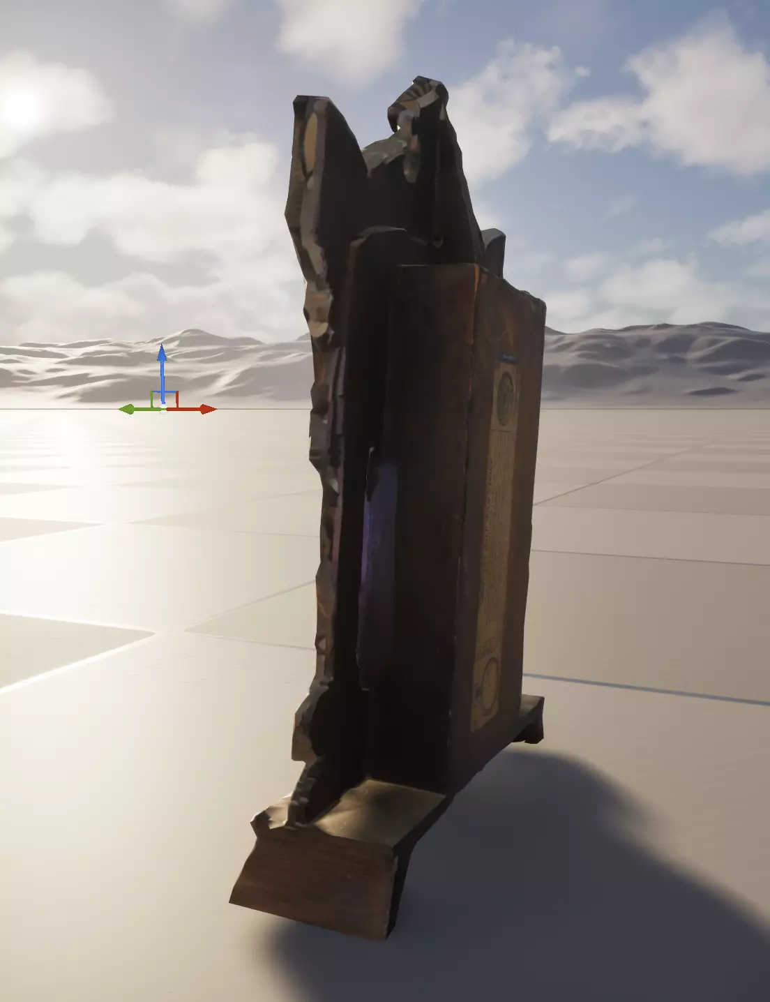 Antique Wooden Mantel Clock High-Quality 3D Scan Low-poly 3D model_6