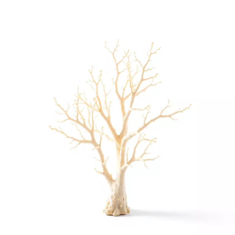 Elegant Coral Tree model pack Low-poly 3D model_2