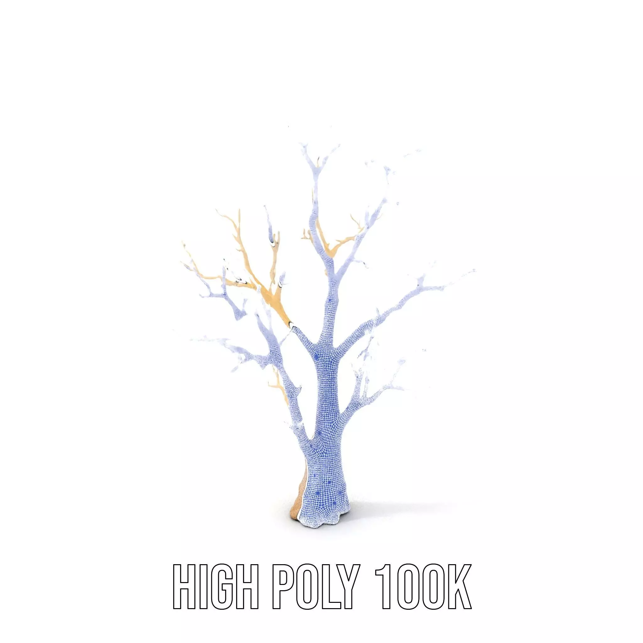 Elegant Coral Tree model pack Low-poly 3D model_4