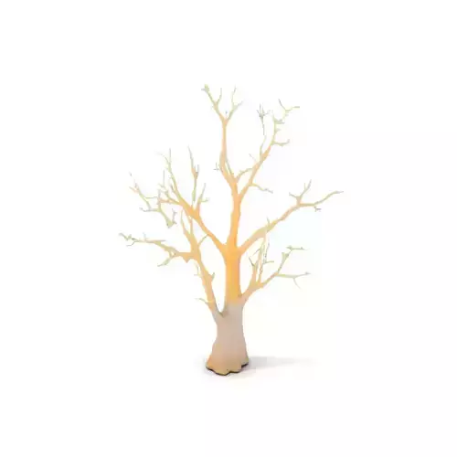 Elegant Coral Tree model pack Low-poly 3D model