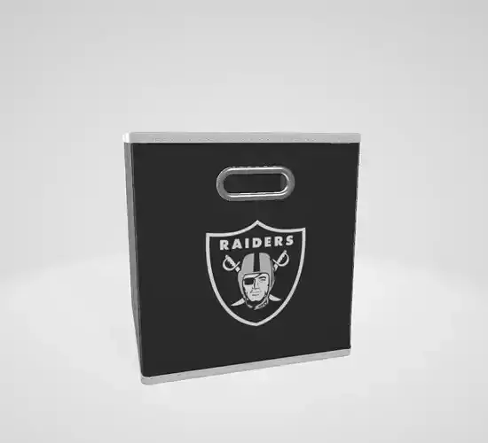 Las Vegas Raiders NFL Collapsible Storage Bins Low-poly 3D model