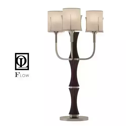 table lamp Officina Luce Flow 3D model
