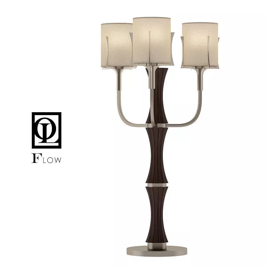 table lamp Officina Luce Flow 3D model_0