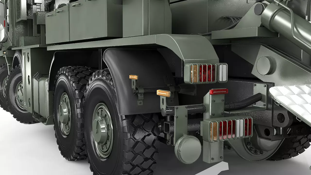 Custom self propelled howitzer 3D model_47