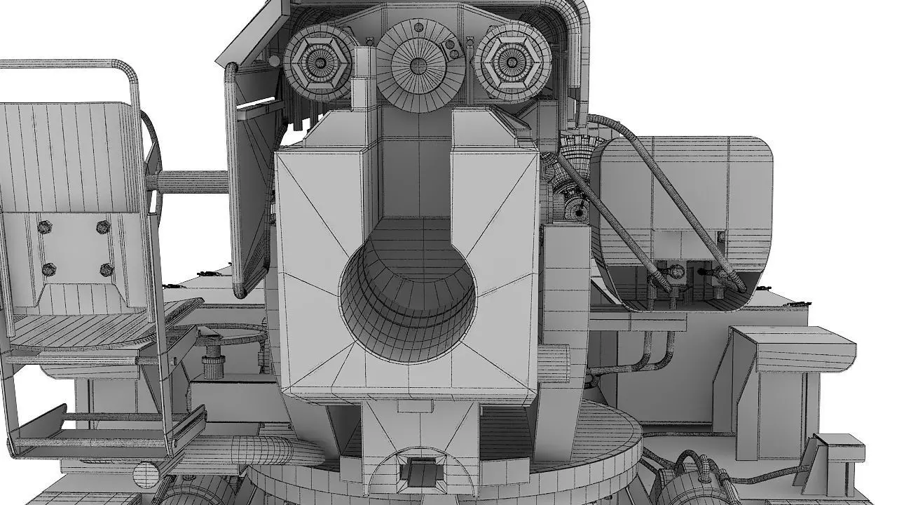 Custom self propelled howitzer 3D model_39