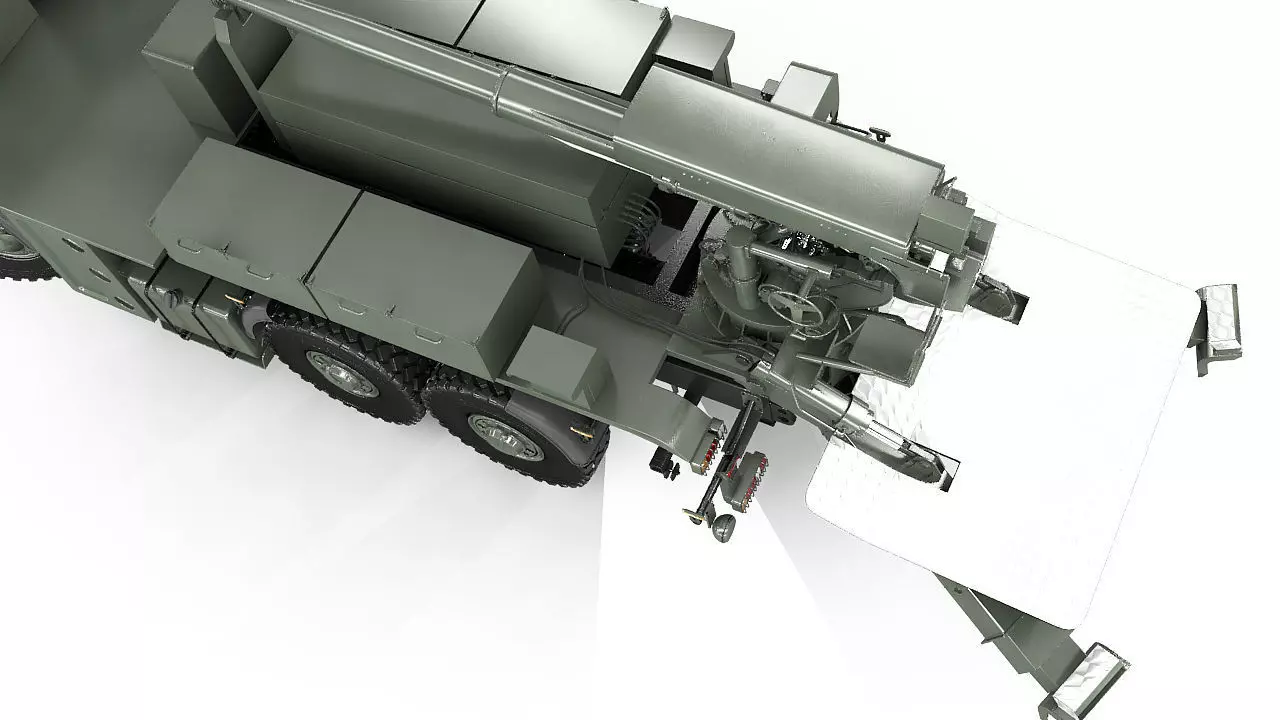 Custom self propelled howitzer 3D model_34