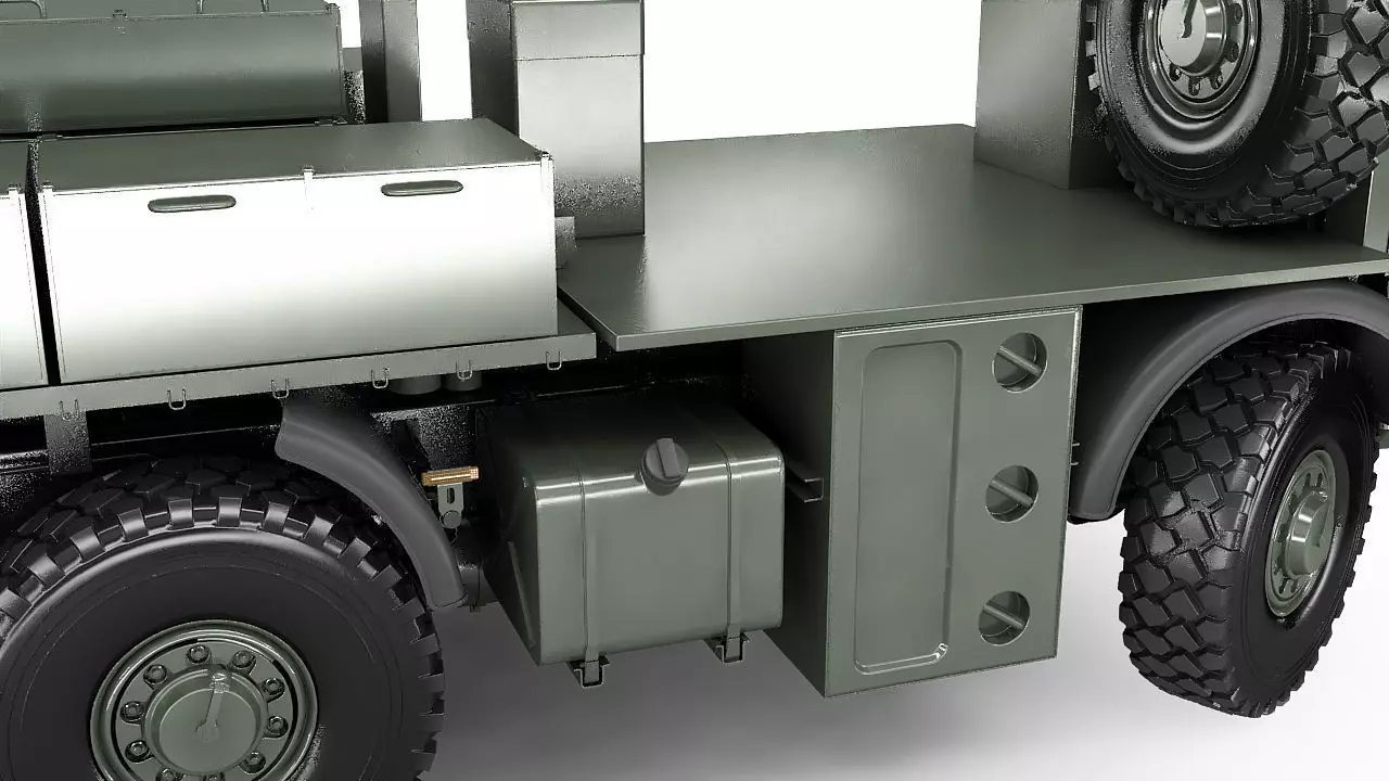 Custom self propelled howitzer 3D model_40