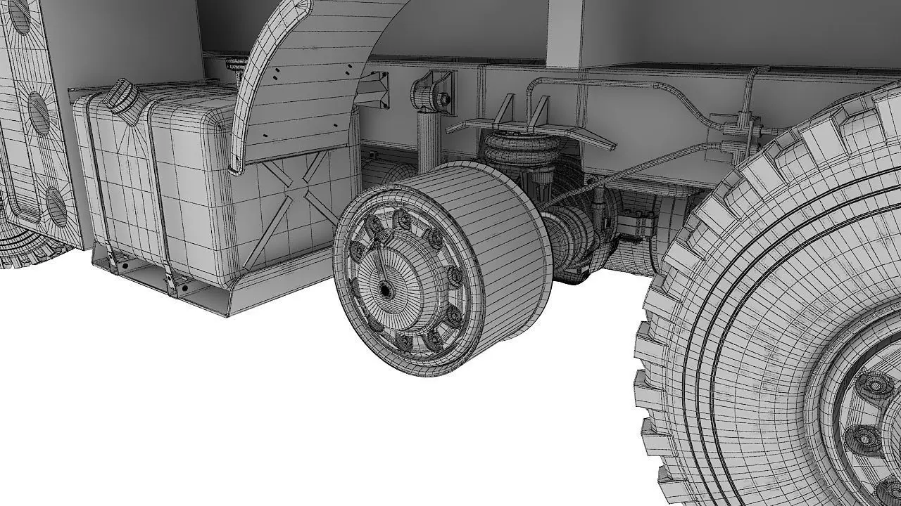 Custom self propelled howitzer 3D model_5