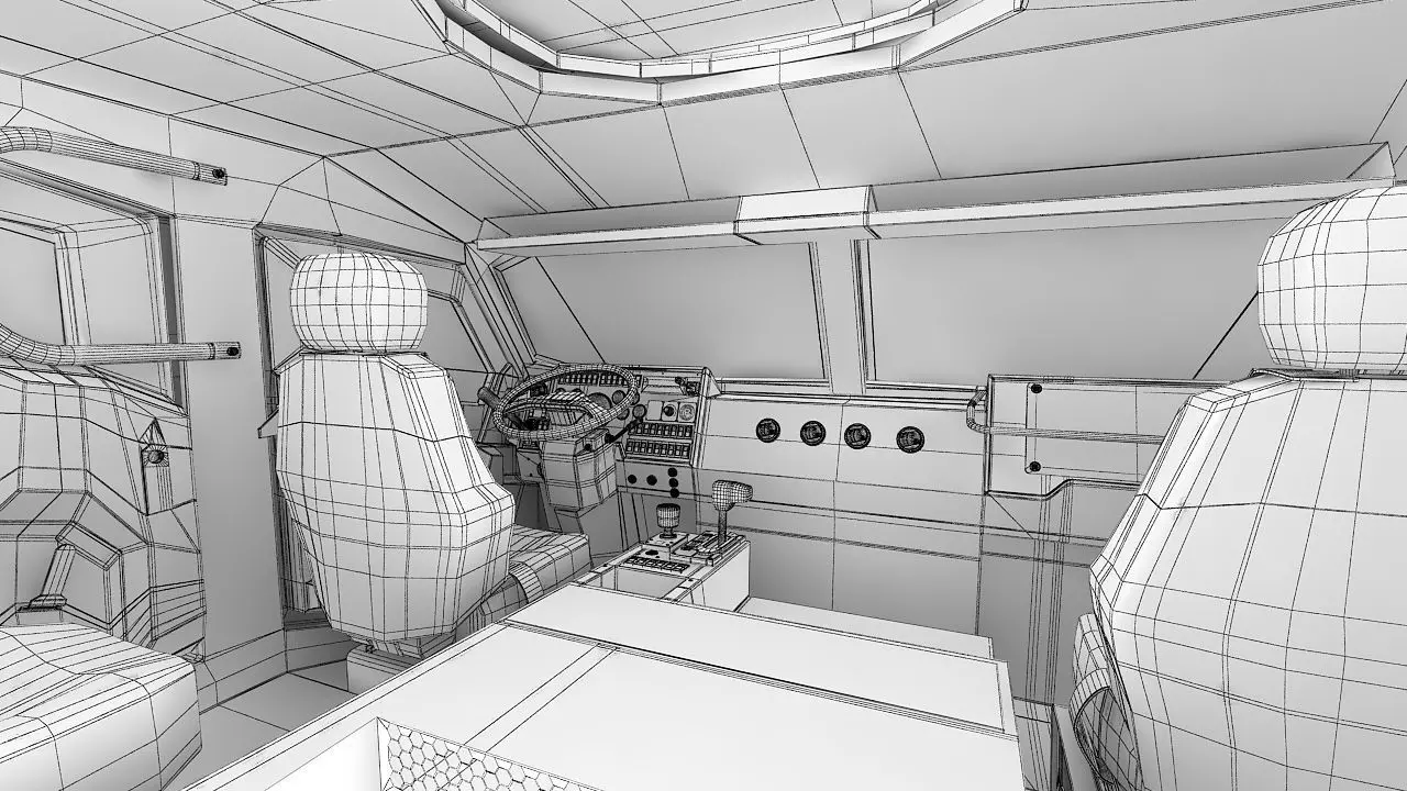 Custom self propelled howitzer 3D model_41