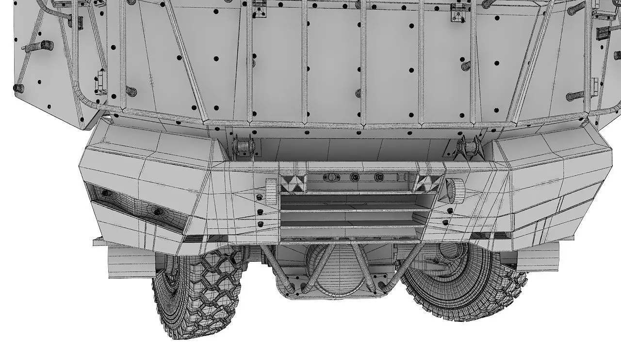 Custom self propelled howitzer 3D model_31
