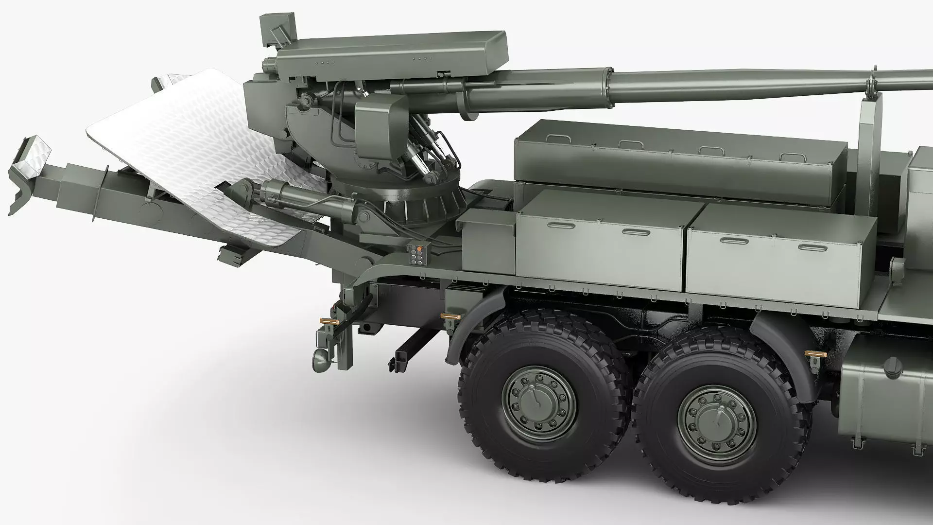 Custom self propelled howitzer 3D model_18