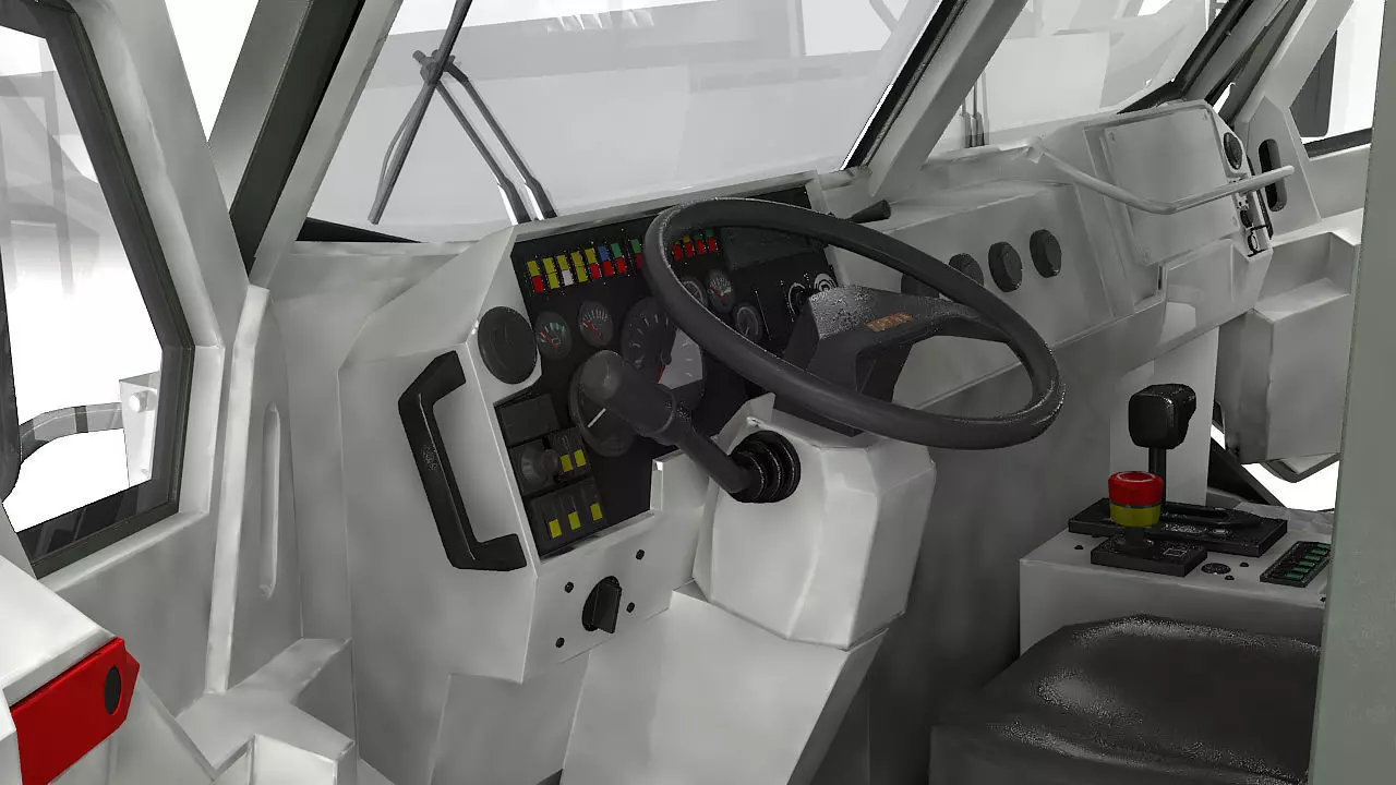 Custom self propelled howitzer 3D model_29