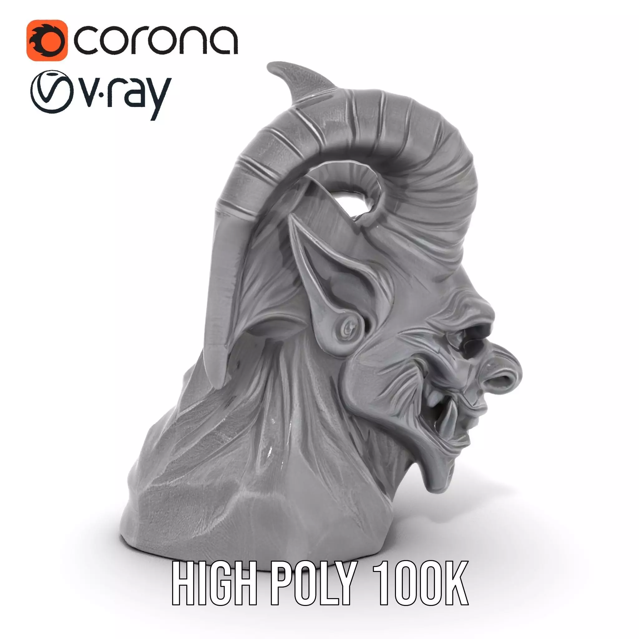 Black Gargoyle model pack Low-poly 3D model_31