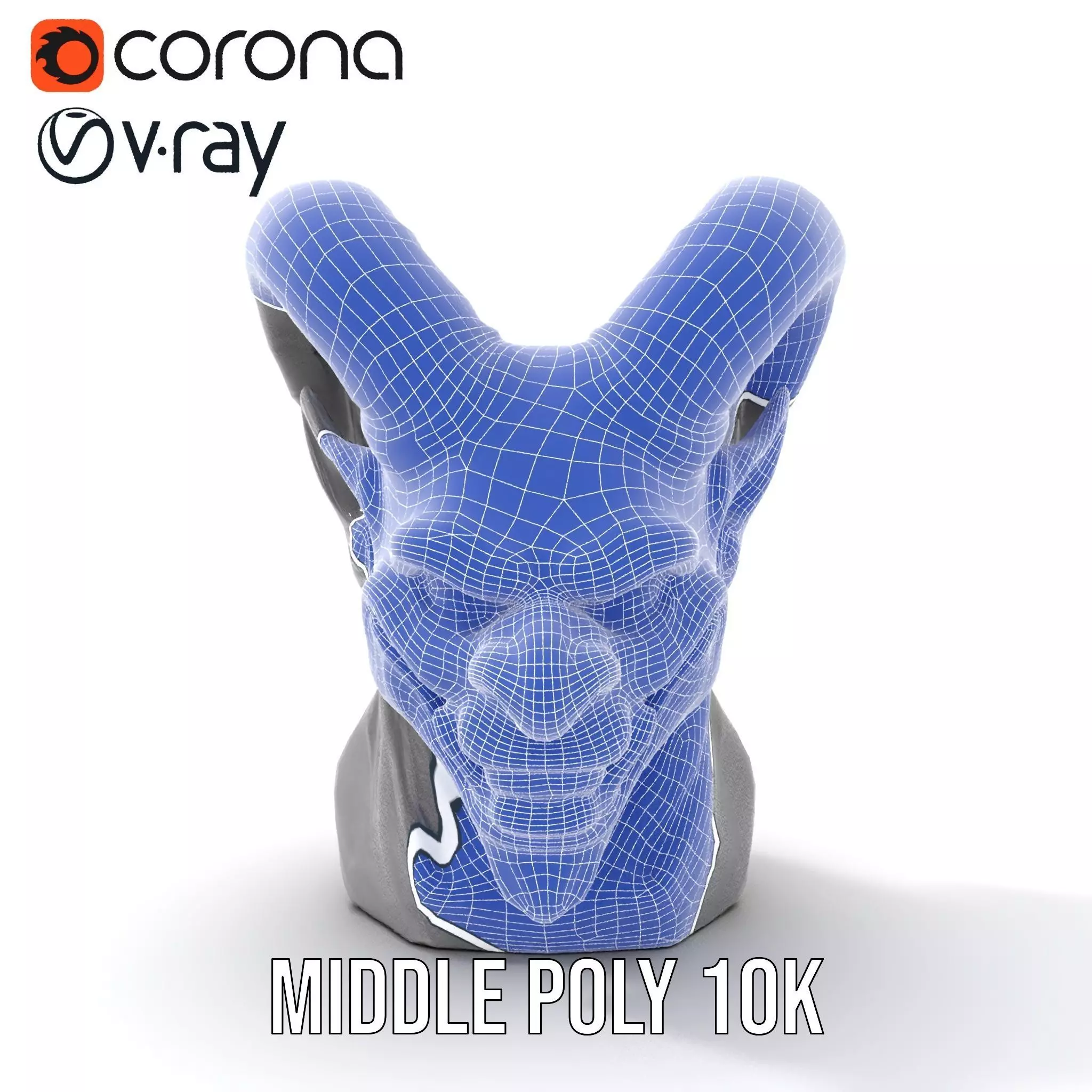Black Gargoyle model pack Low-poly 3D model_26