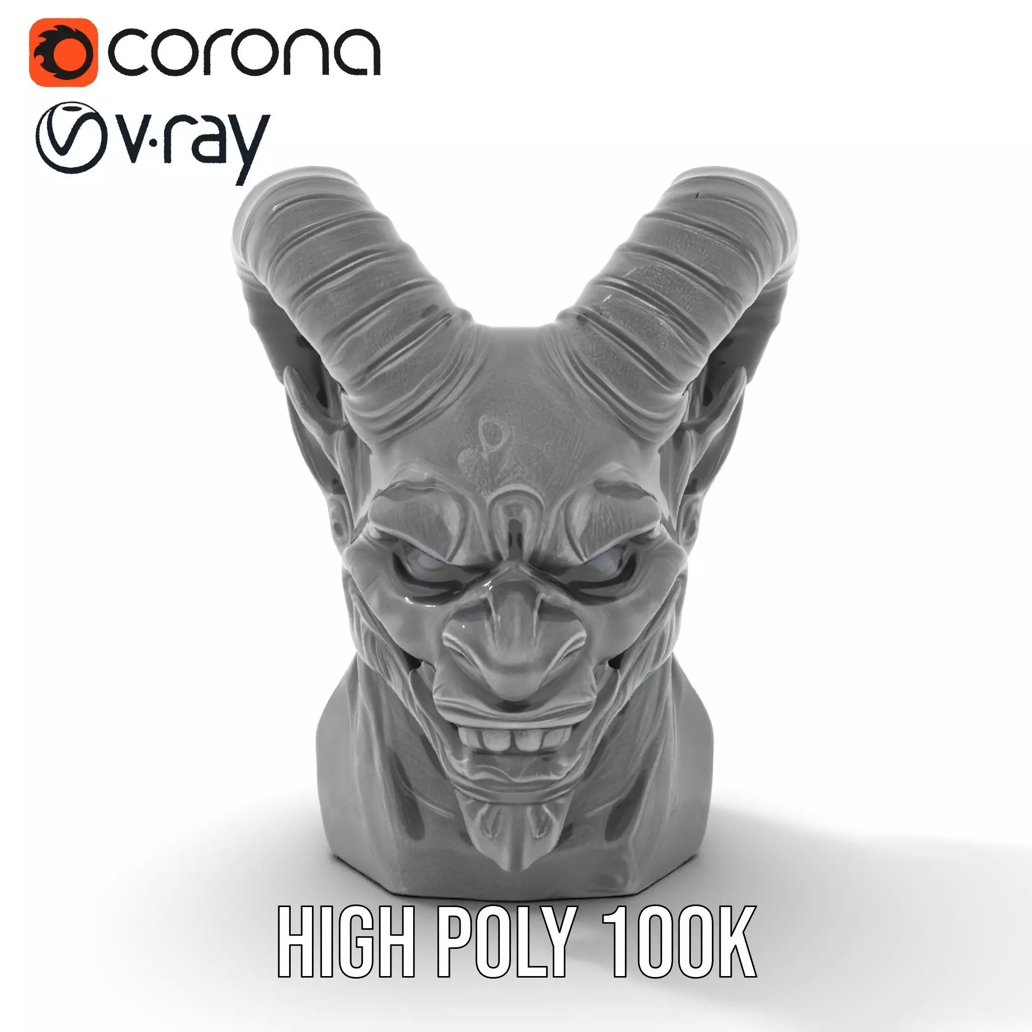 Black Gargoyle model pack Low-poly 3D model_23