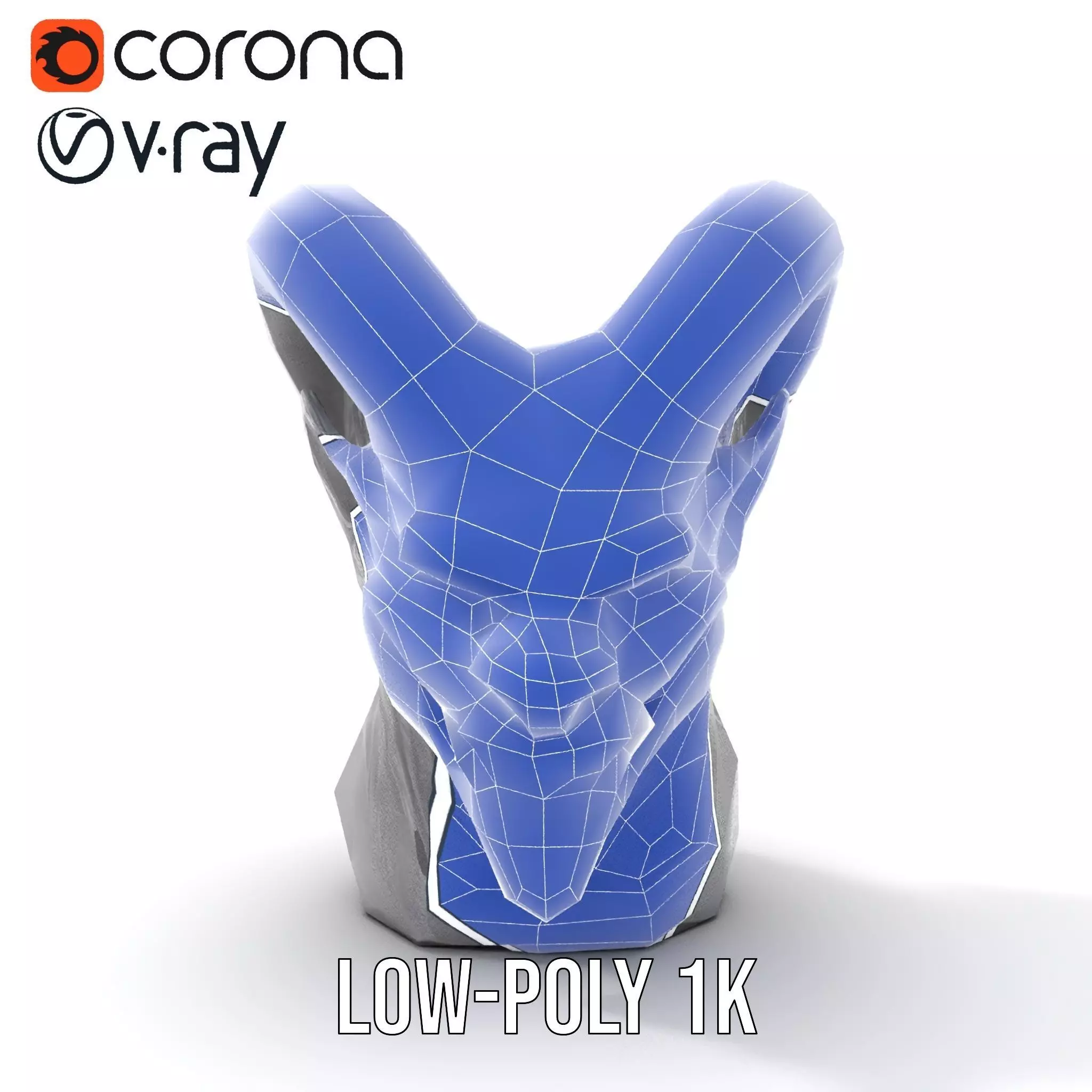 Black Gargoyle model pack Low-poly 3D model_22