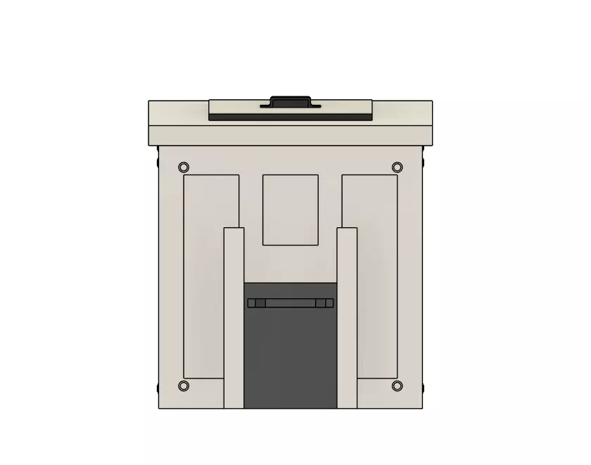 Model Railway Small Coal Bunker 3D print model_6
