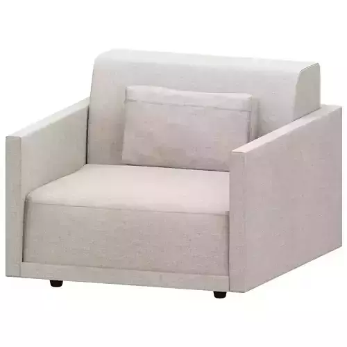 Modern Neutral Fabric Armchair 