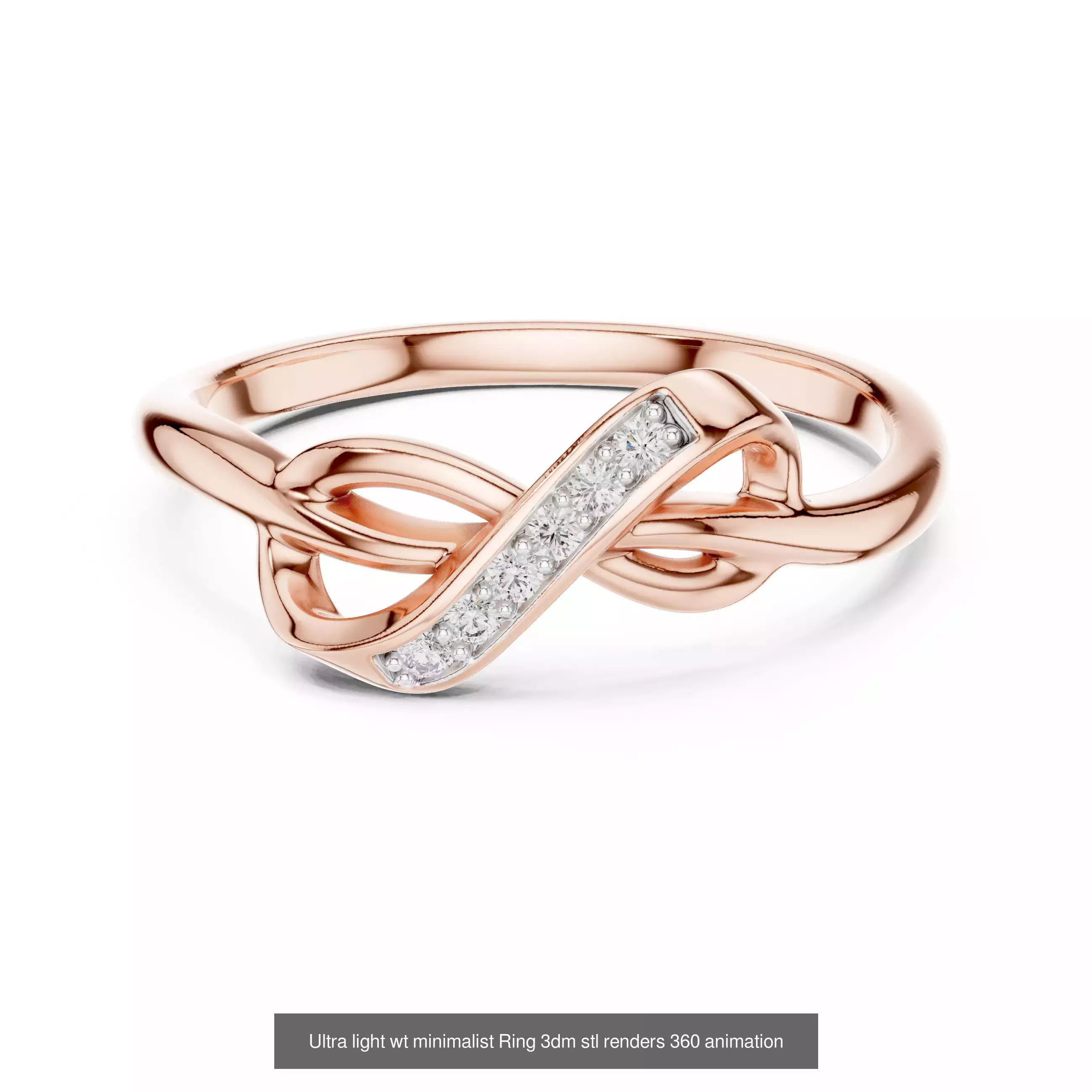 33 Ultra light wt minimalist Ring 3dm stl renders 360 animation 3D Model Collection_34