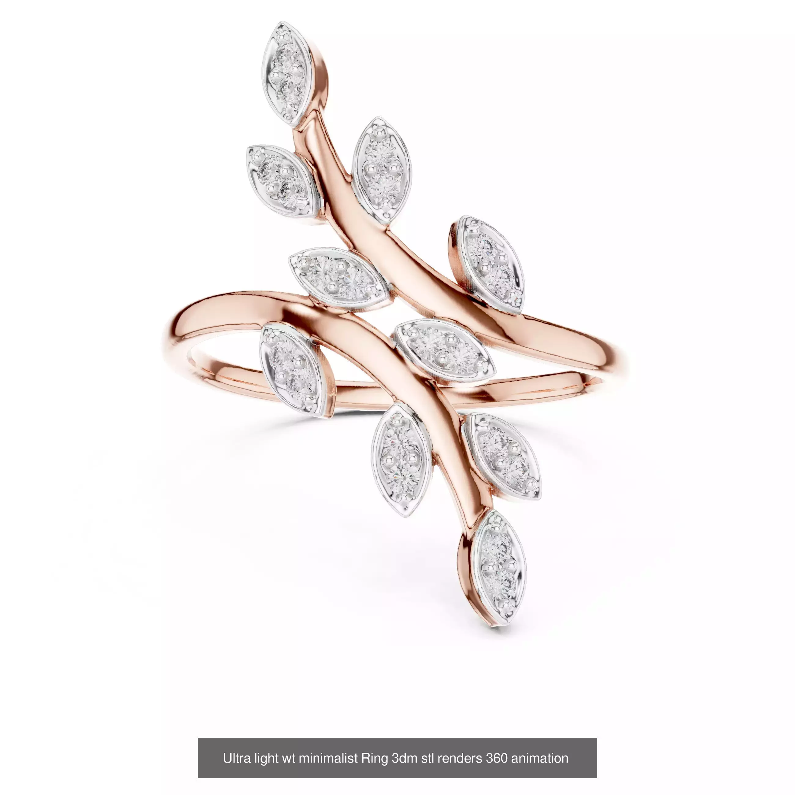 33 Ultra light wt minimalist Ring 3dm stl renders 360 animation 3D Model Collection_4