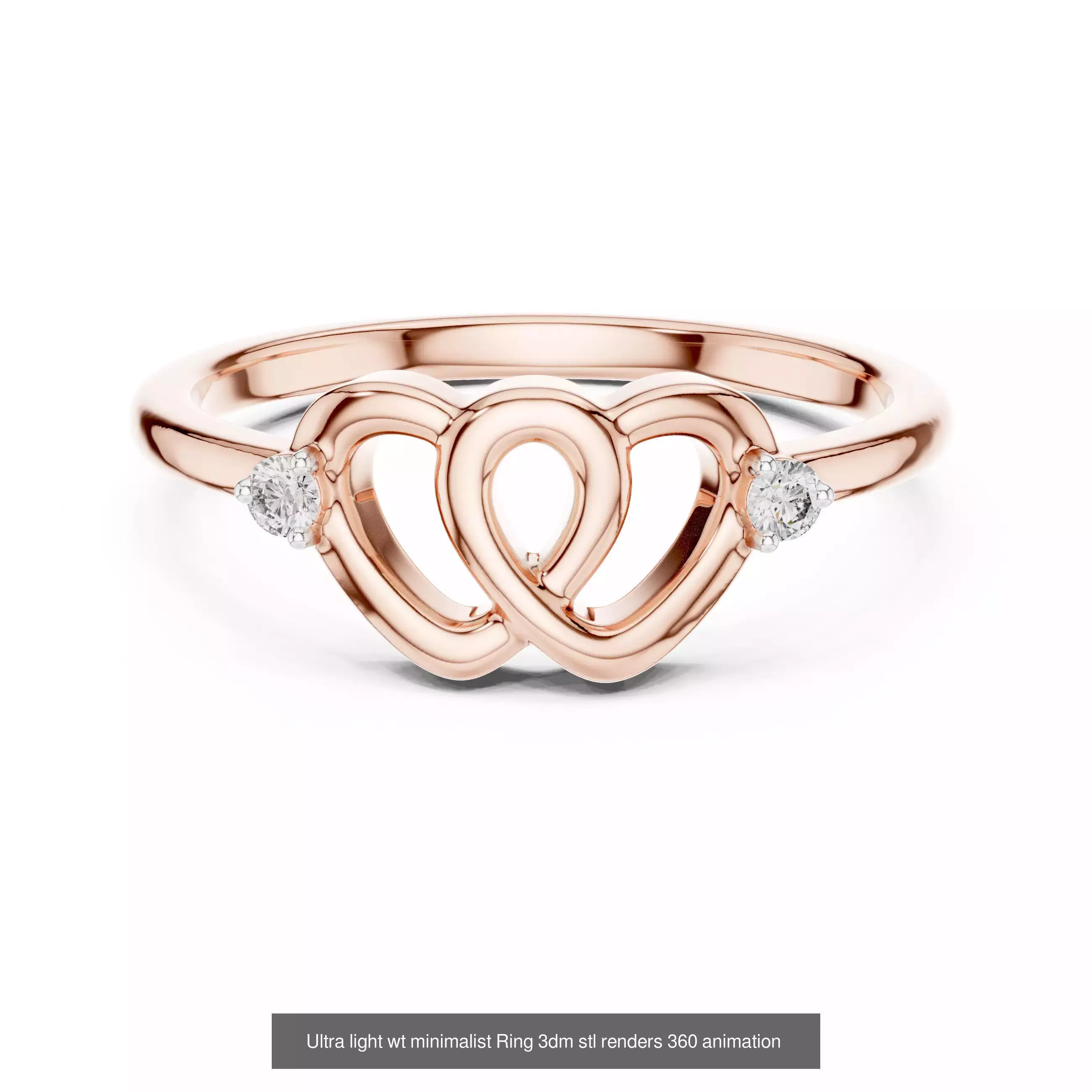 33 Ultra light wt minimalist Ring 3dm stl renders 360 animation 3D Model Collection_14