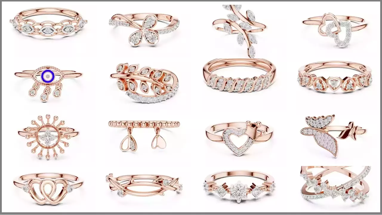 33 Ultra light wt minimalist Ring 3dm stl renders 360 animation 3D Model Collection_0