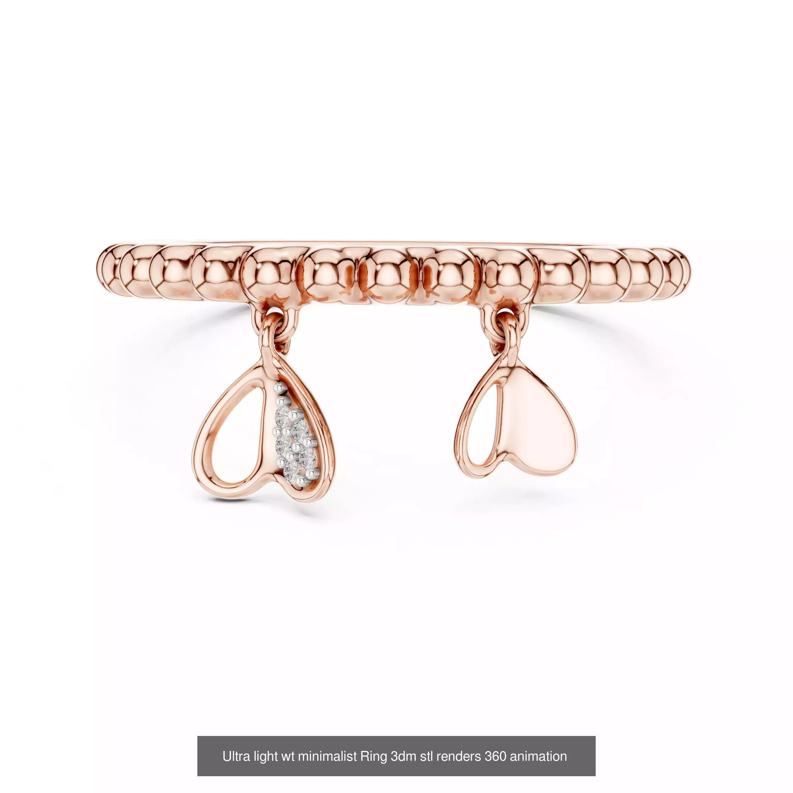 33 Ultra light wt minimalist Ring 3dm stl renders 360 animation 3D Model Collection_11