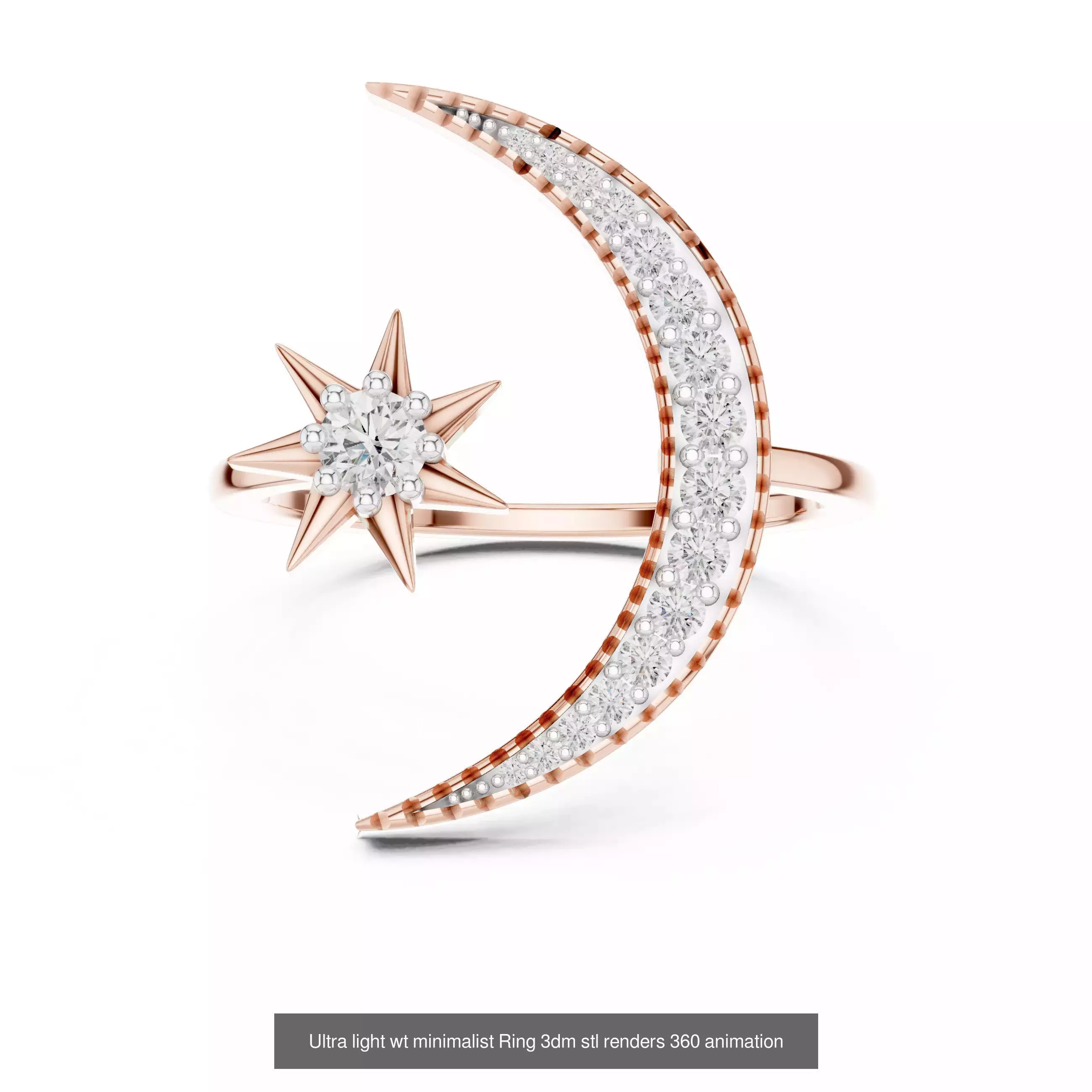 33 Ultra light wt minimalist Ring 3dm stl renders 360 animation 3D Model Collection_21