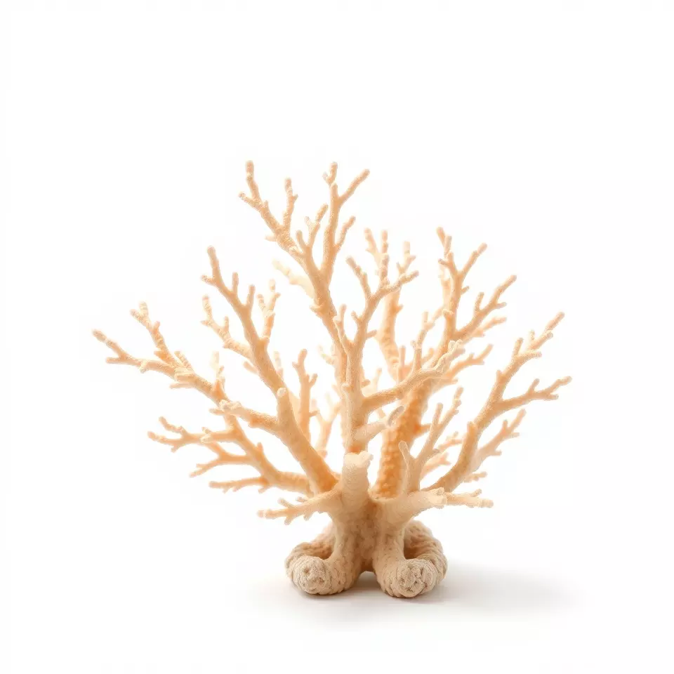Natural Coral Branch model pack Low-poly 3D model_2