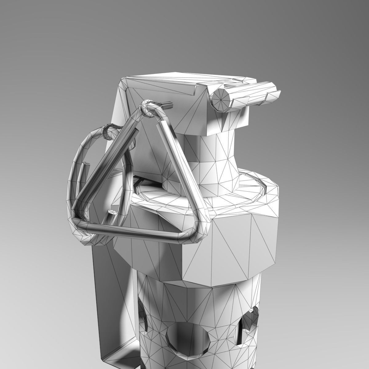 M84 Stun Grenade Low-poly 3D model_14